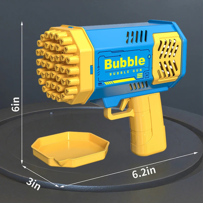 Lançador Automático de Bolhas 40 Furos – Perfeito para Festas e Presente