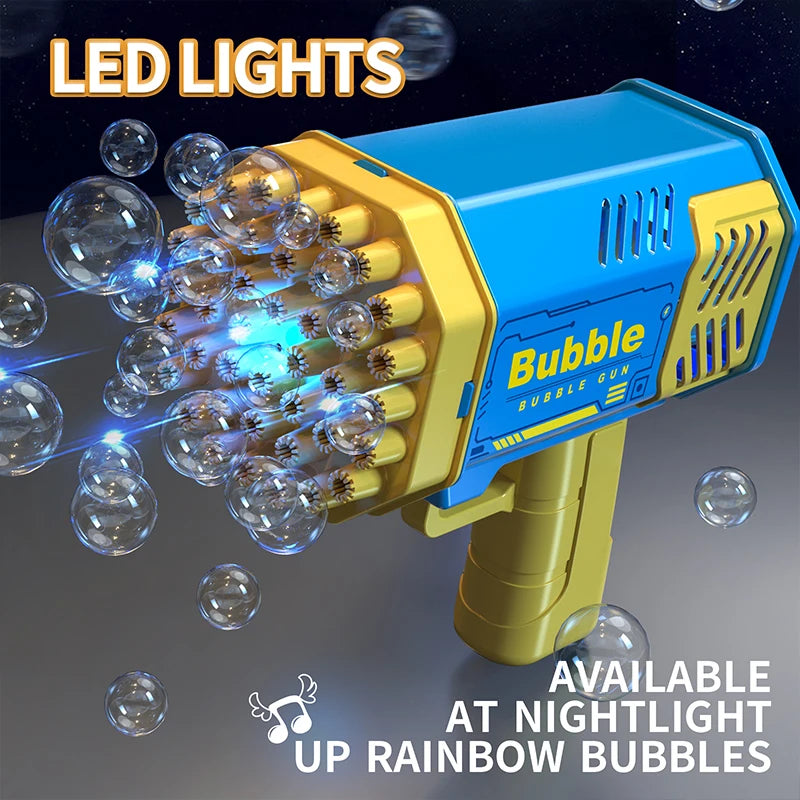 Lançador Automático de Bolhas 40 Furos – Perfeito para Festas e Presente